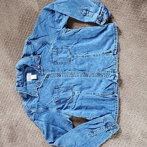 Christopher and Banks jean top